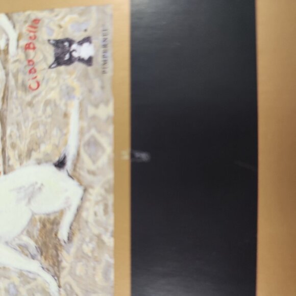 Set Of 4 Pimpernel Placemats Dog and Cat at Christmas Door Ciao Bella Studios - Picture 15 of 16